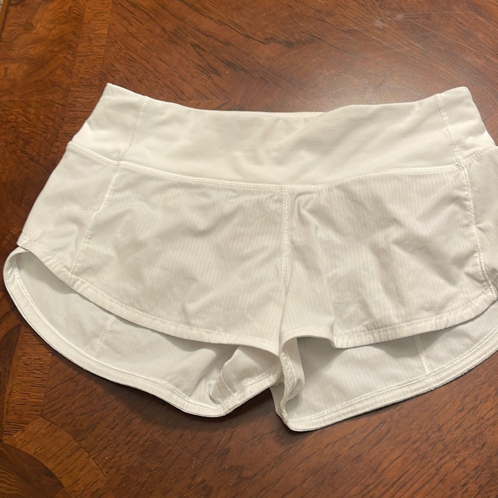Lululemon White Shorts